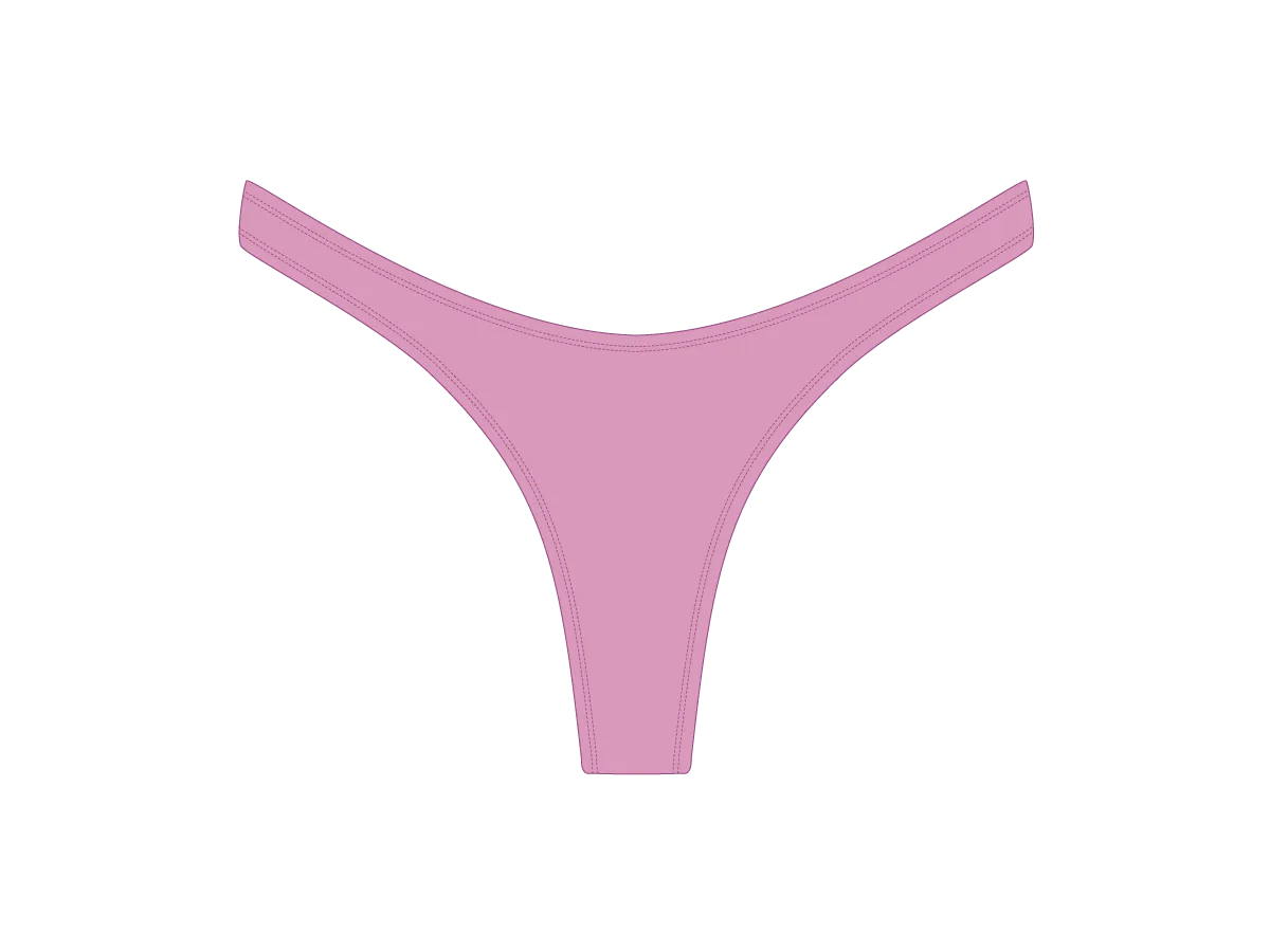 Blush Pink Chic 80's Bottoms