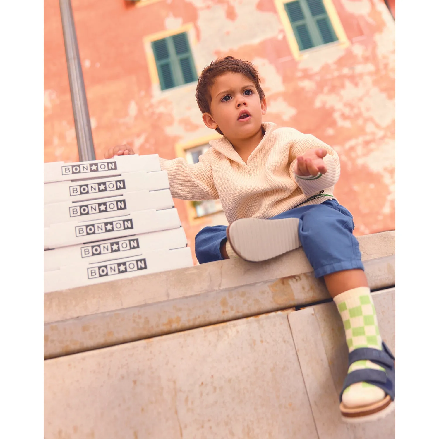 BONTON Pannacotta Lo Baby Sweater
