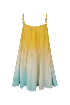 CANDY MULTICOLOR SUMMER BREEZE MIDI DRESS