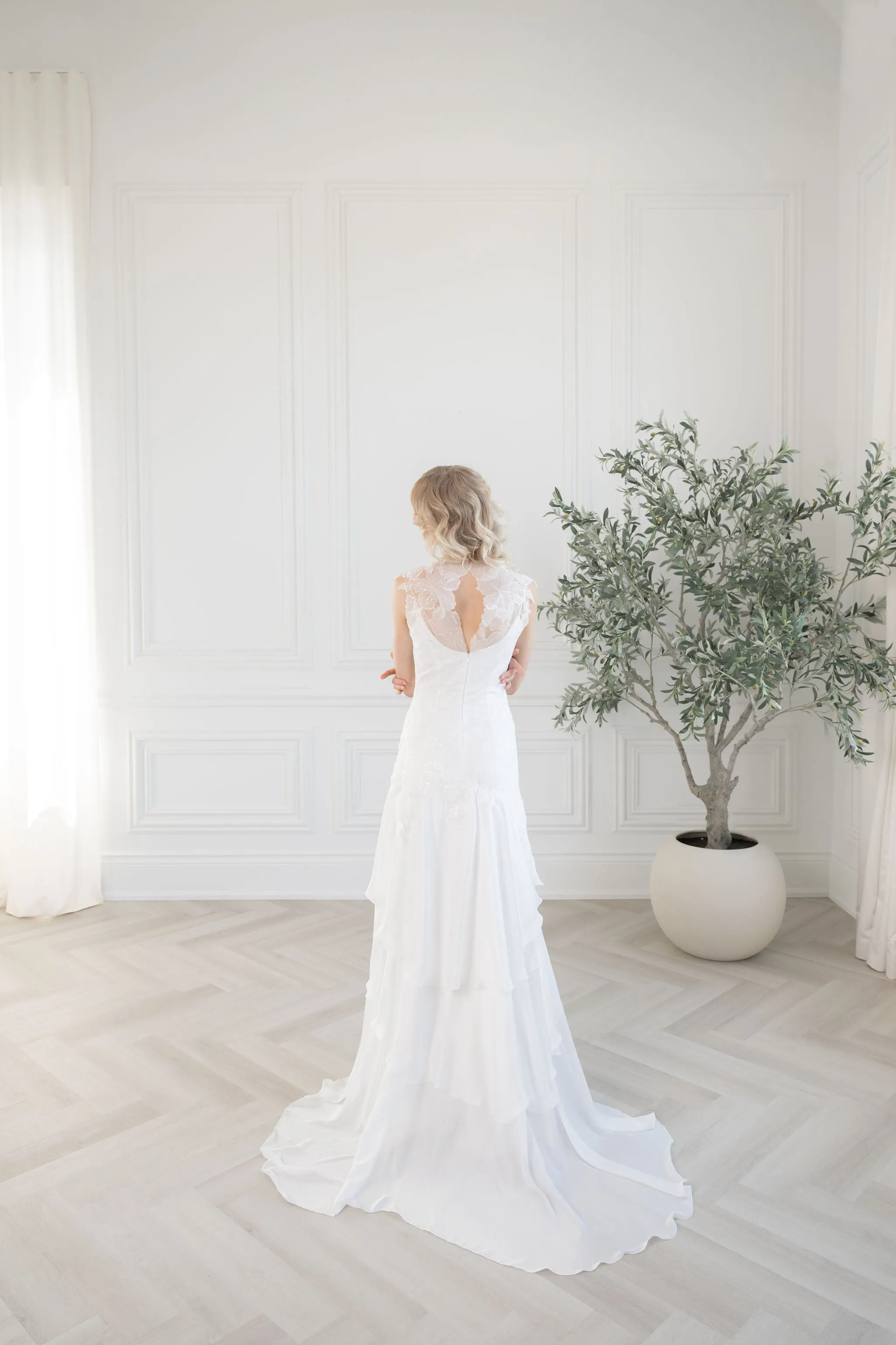 CHLOE Unique Flowy Wedding Dress