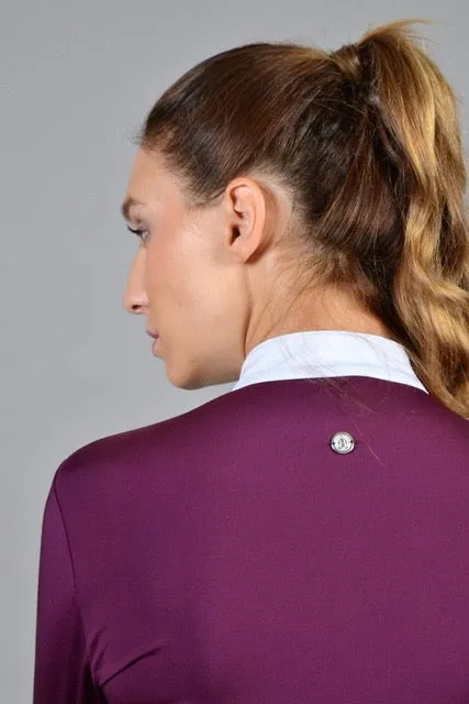 Cognac Long Sleeve Competition Shirt - Ladies