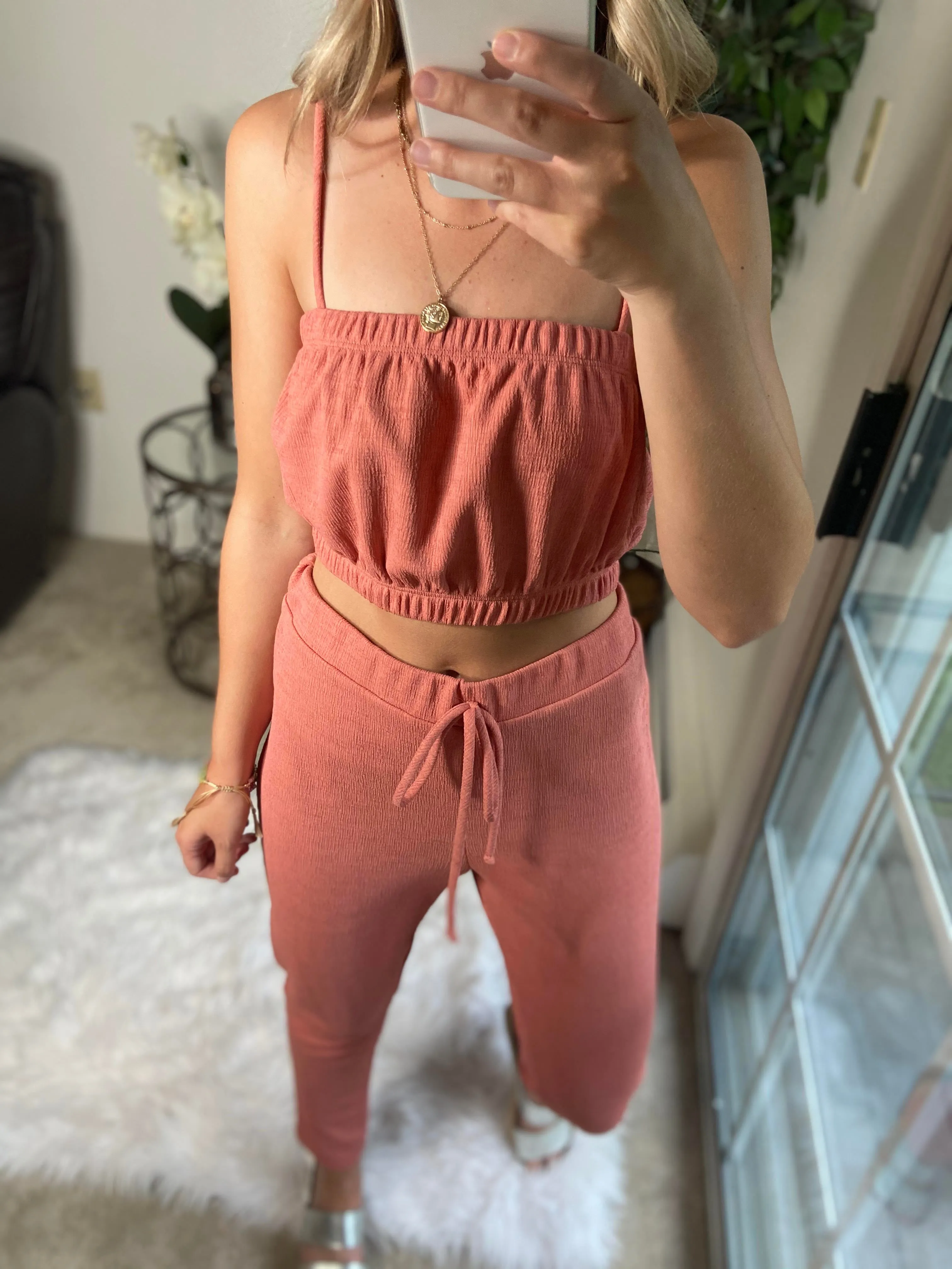 Coral Tube Top Set