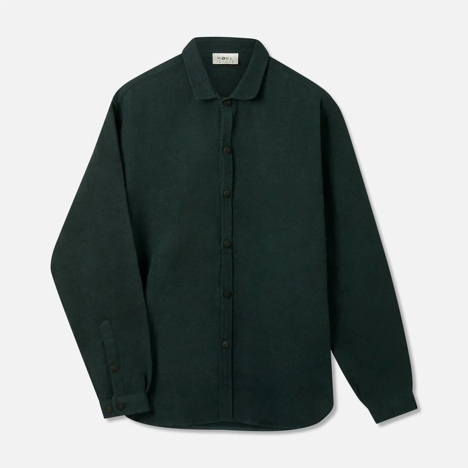 Dark Green Heavy Cotton Shirt