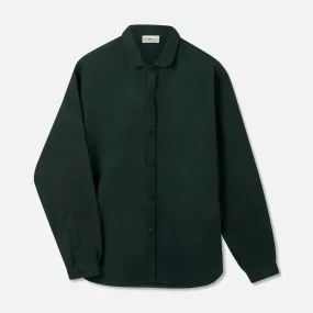 Dark Green Heavy Cotton Shirt