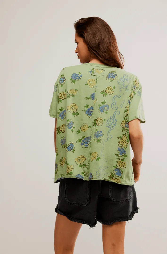 Free People: Boheme Tee - Green