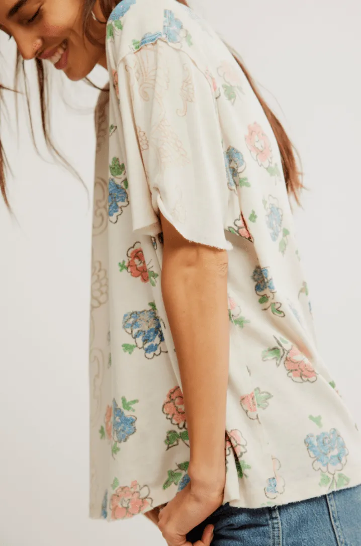 Free People: Boheme Tee - Ivory
