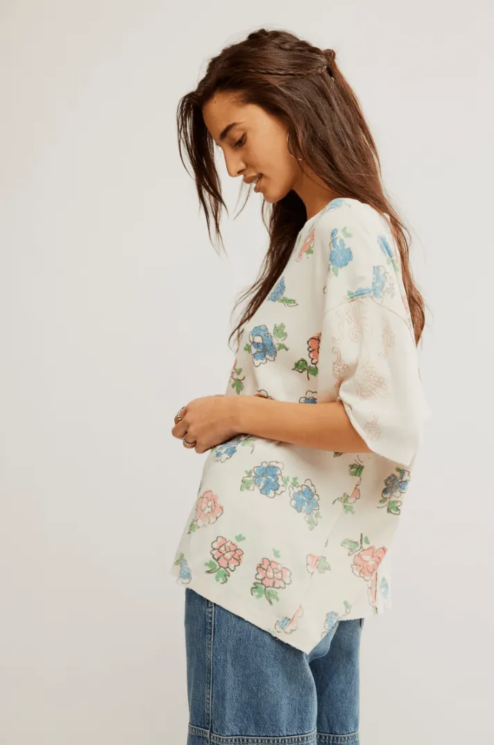 Free People: Boheme Tee - Ivory