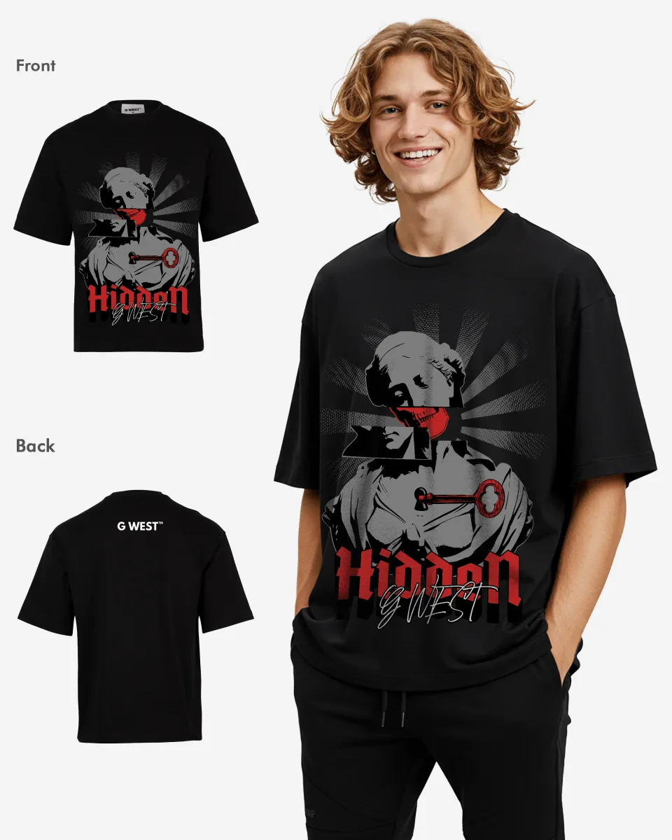 G-WEST HIDDEN OVERSIZED TEE GWROJMT50
