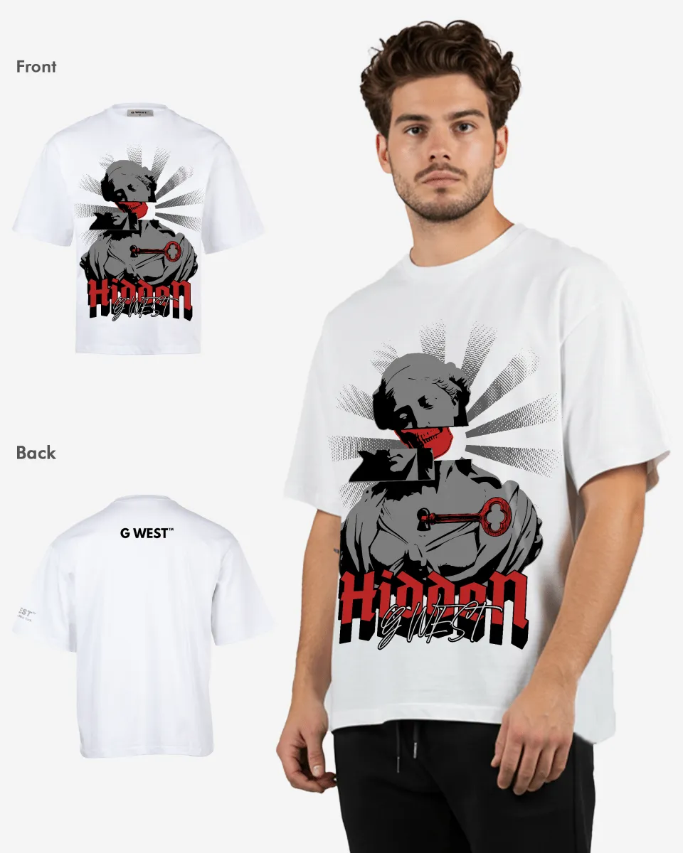 G-WEST HIDDEN OVERSIZED TEE GWROJMT50