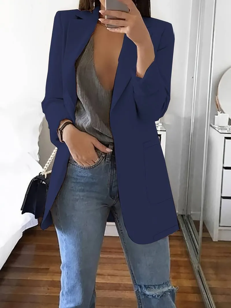 Greer - Stijlvolle lange blazer voor dames