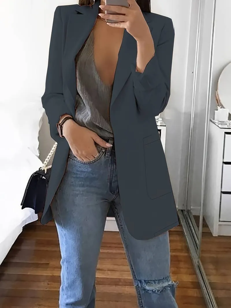 Greer - Stijlvolle lange blazer voor dames
