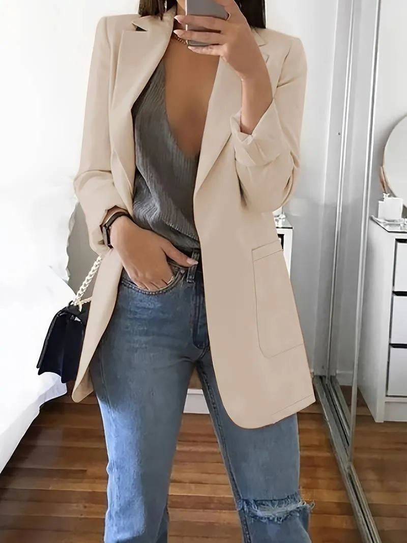 Greer - Stijlvolle lange blazer voor dames