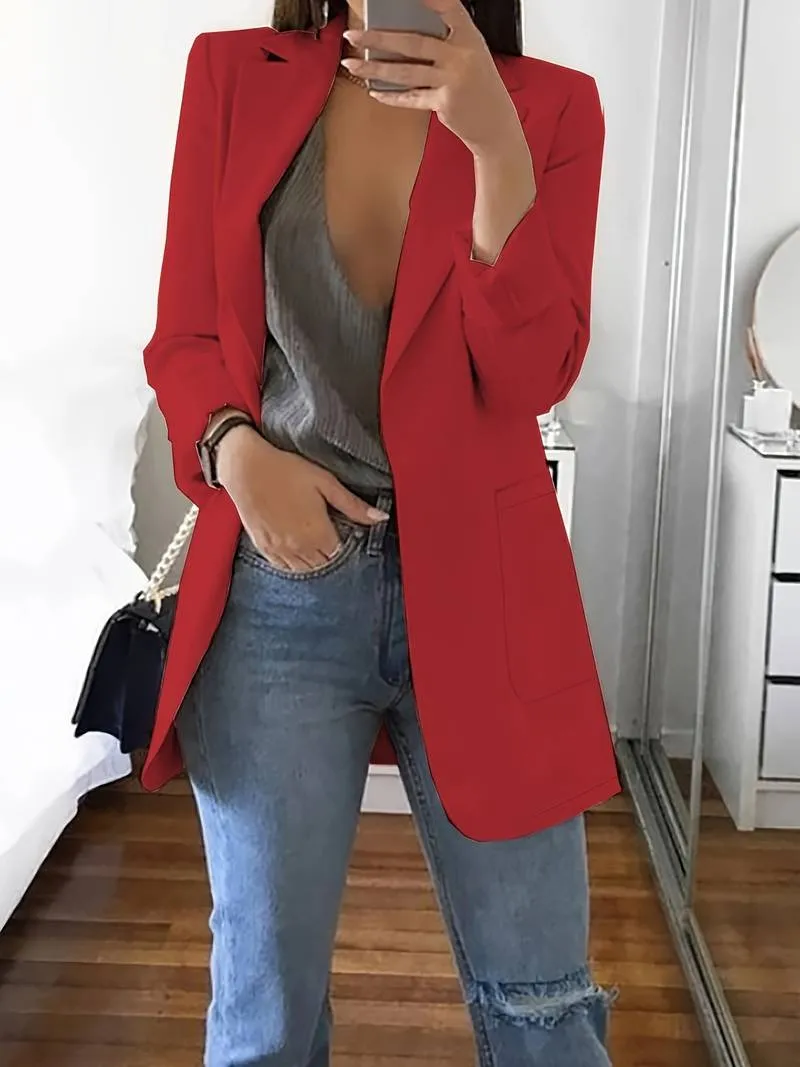 Greer - Stijlvolle lange blazer voor dames