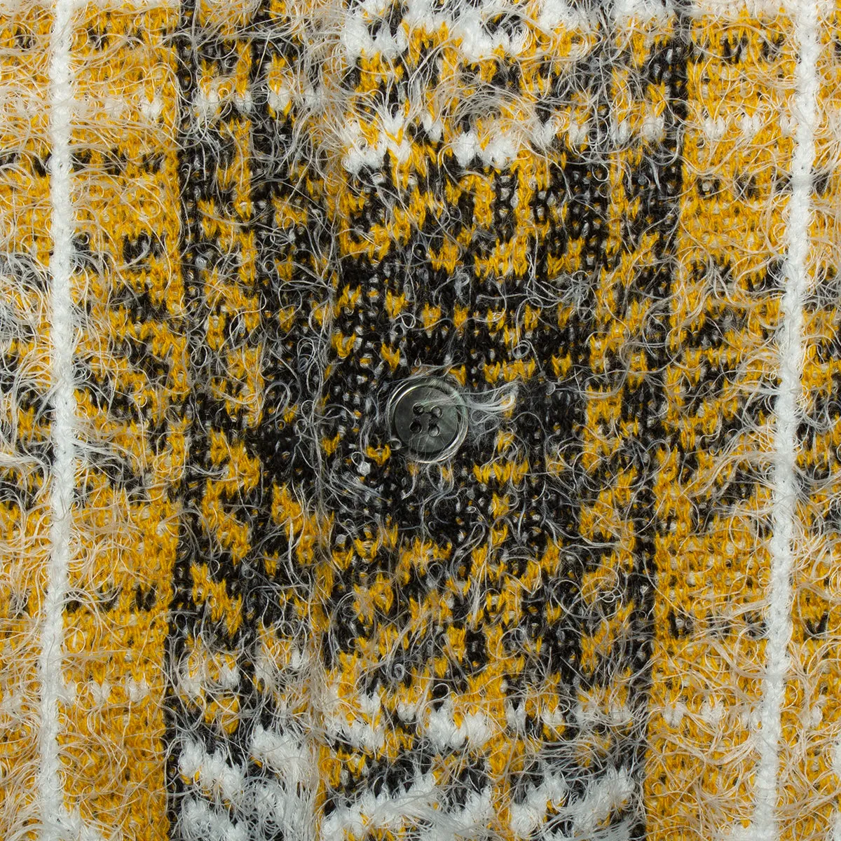 Hairy Plaid Cardigan