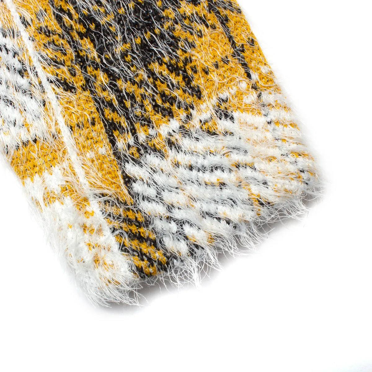 Hairy Plaid Cardigan