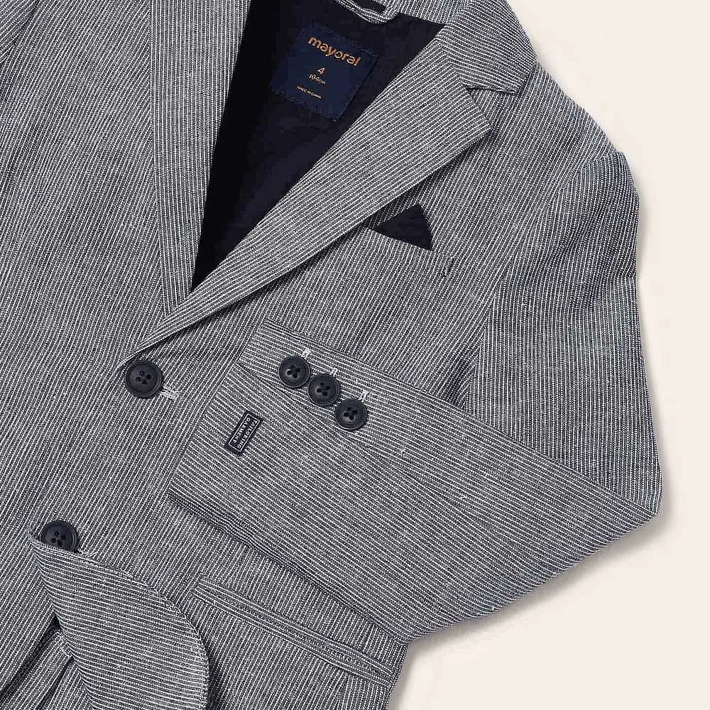 Mayoral Linen Jacket - Grey