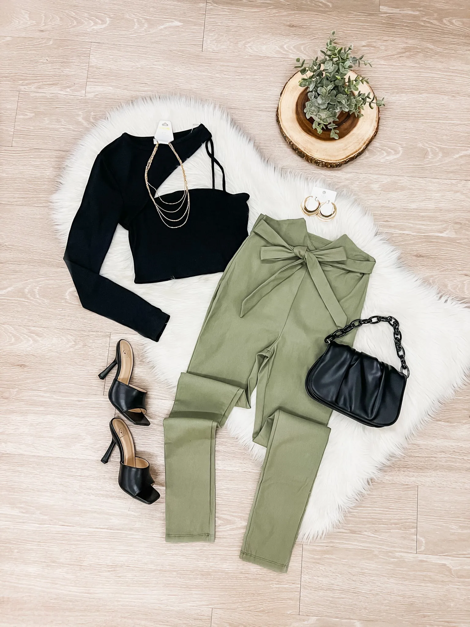 Mayra Tie Front Pants