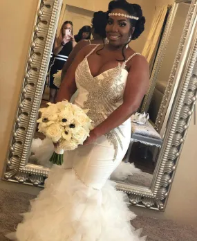Mermaid Wedding Gown With Stones