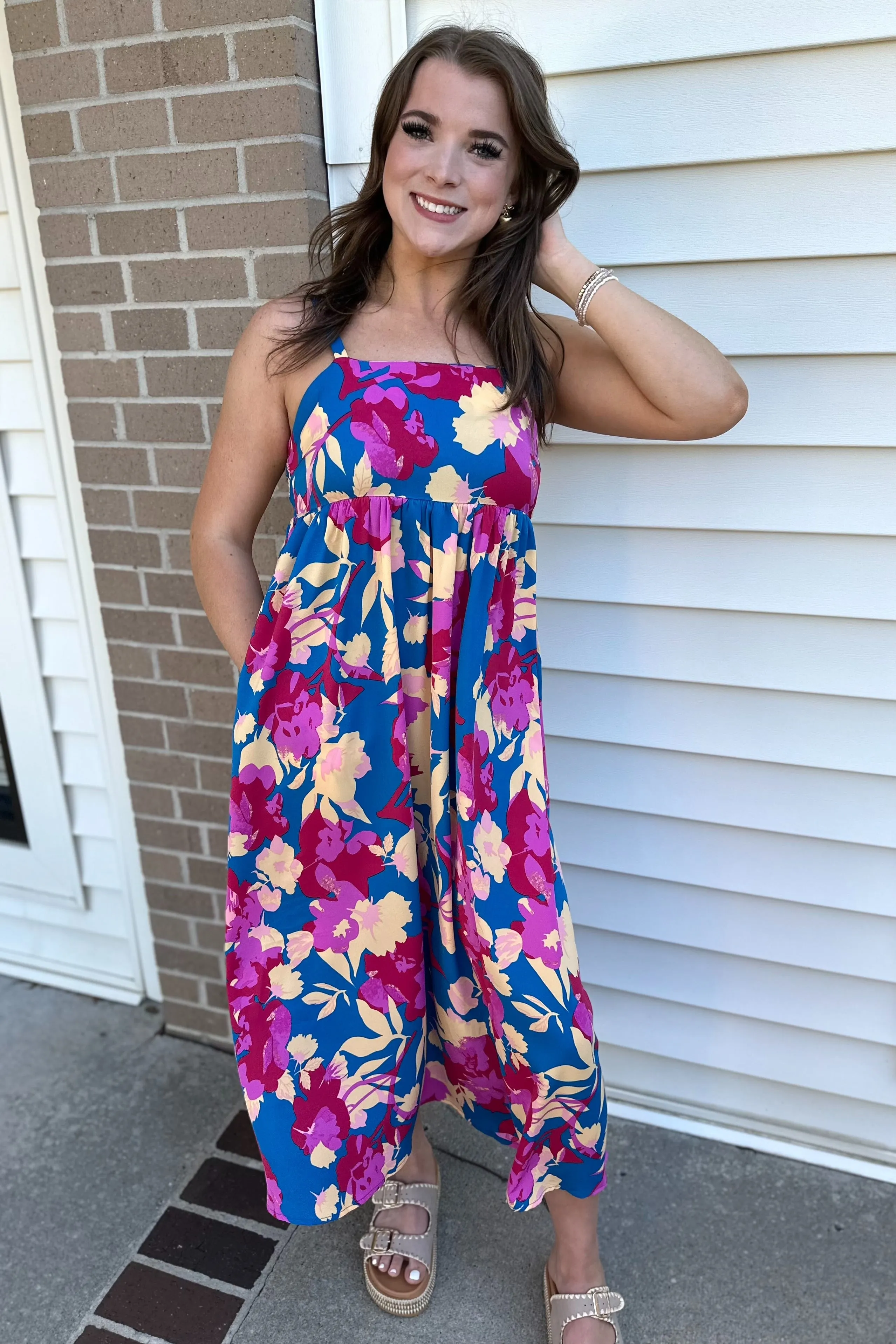 MONIQUE Sleeveless Maxi Dress