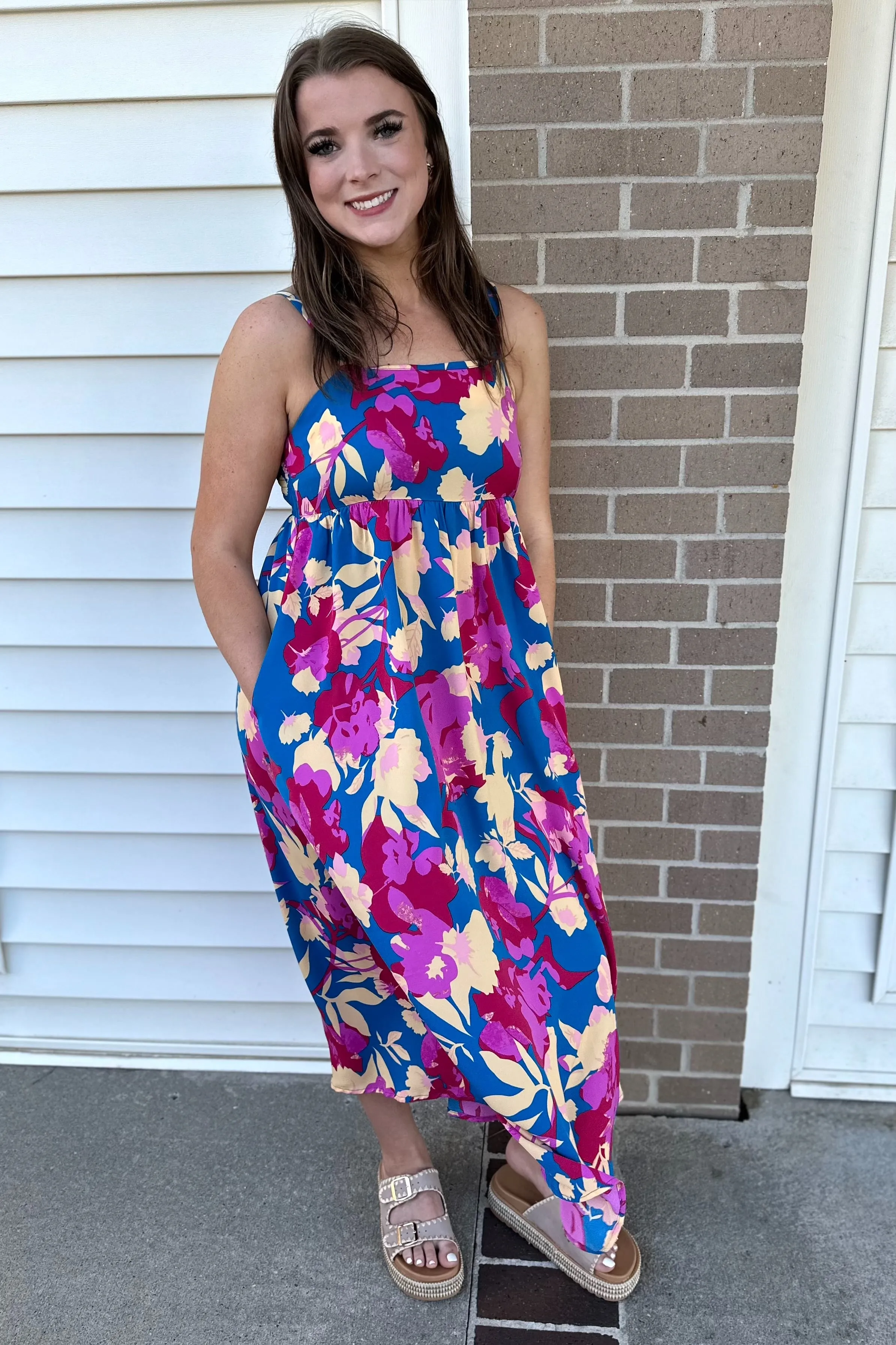 MONIQUE Sleeveless Maxi Dress