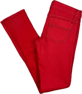 Moussy Japan Red Denim Slim Fit Jeans- Size 25