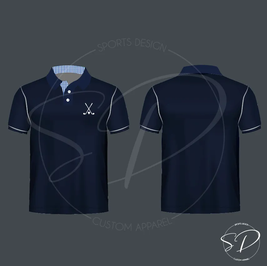 Navy Golf Polo