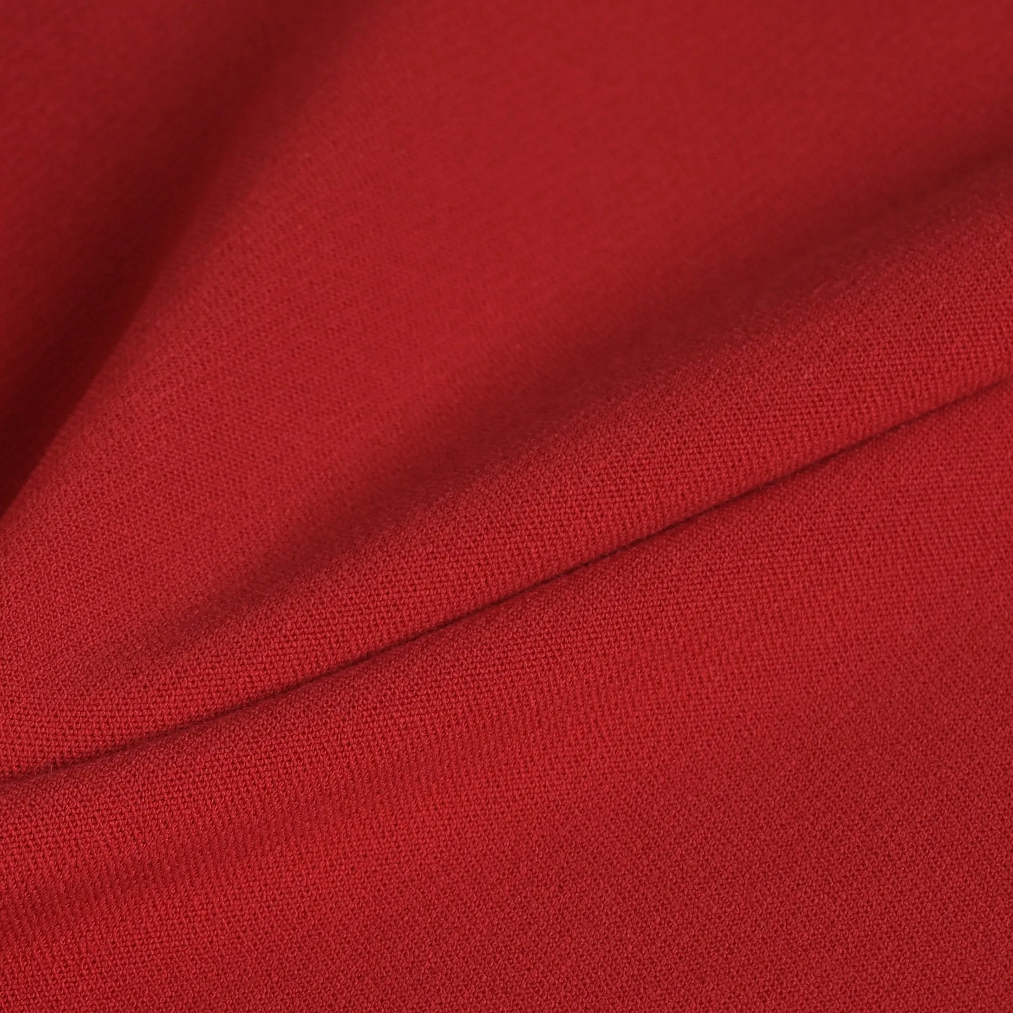 Red Double Weave Twill Fabric 7401
