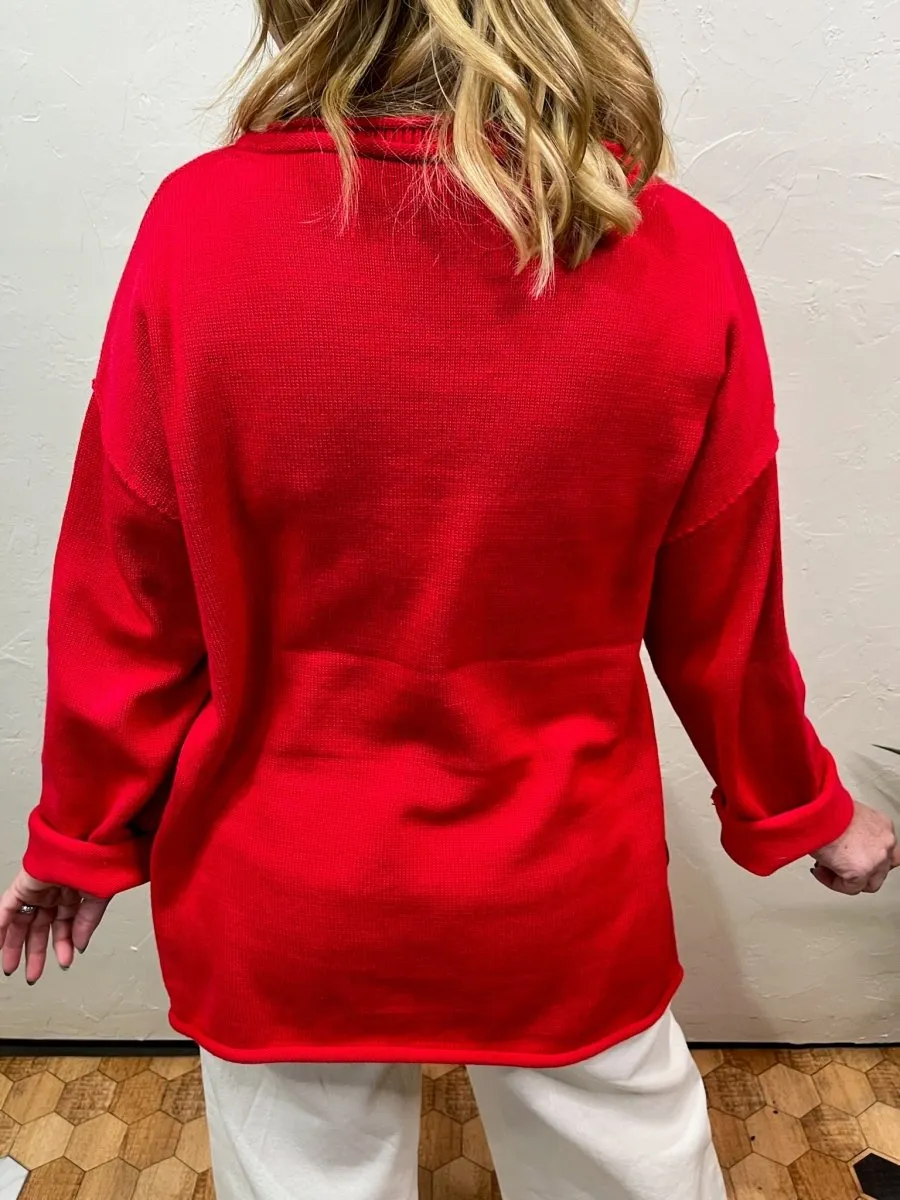 Red Friday Sweater