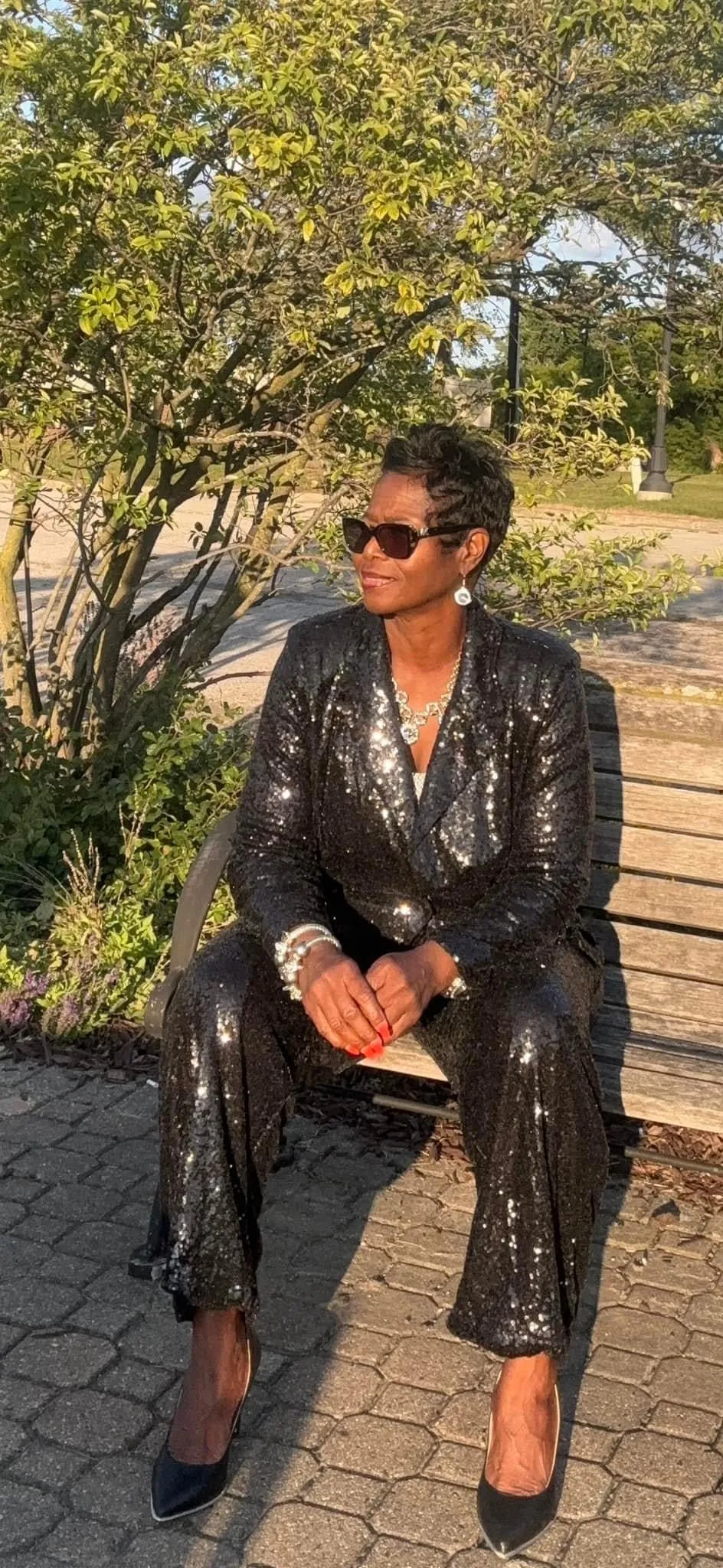 Top of the game sequin Blazer