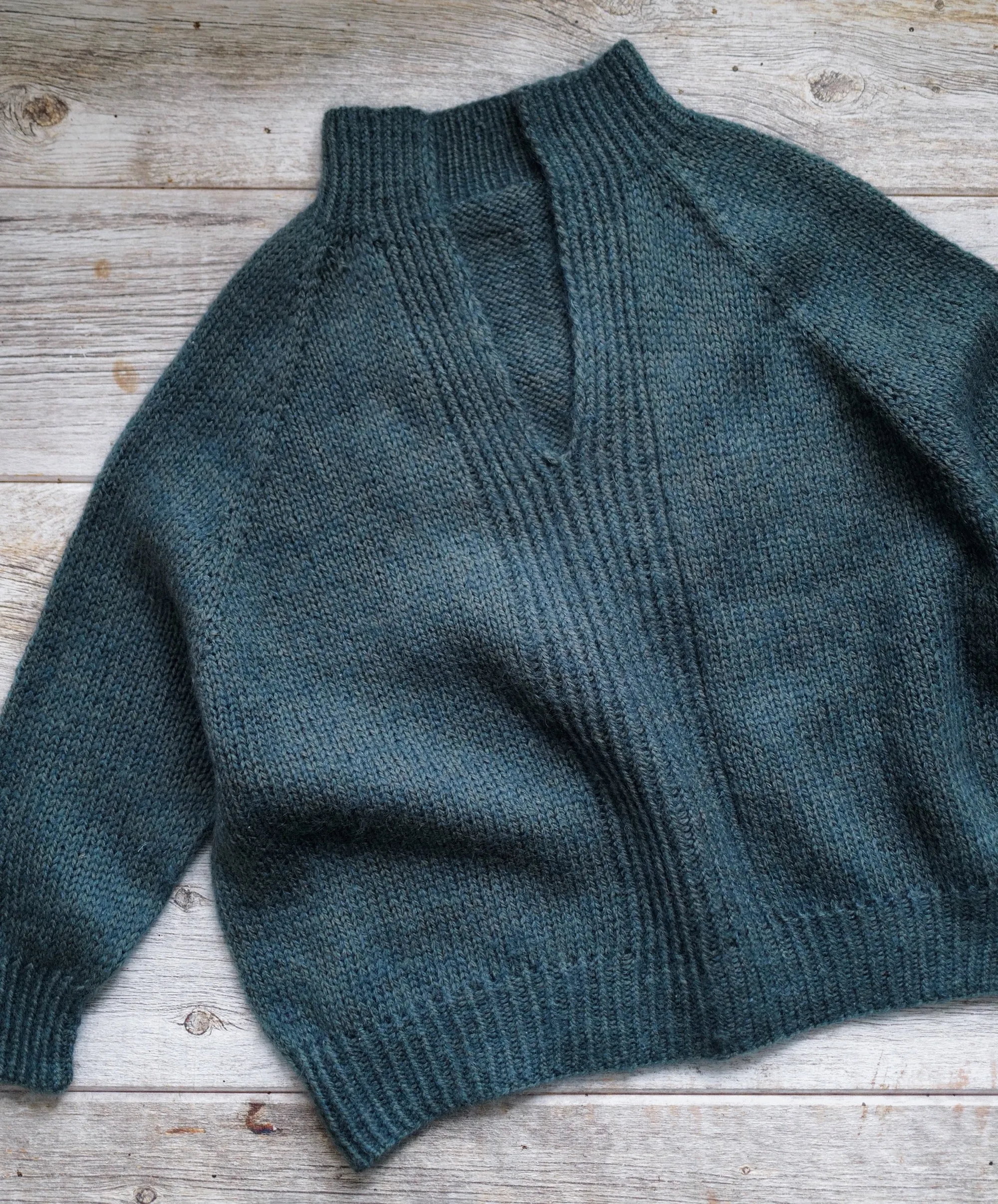 Turtle Dove V-Neck by Melissa Clulow