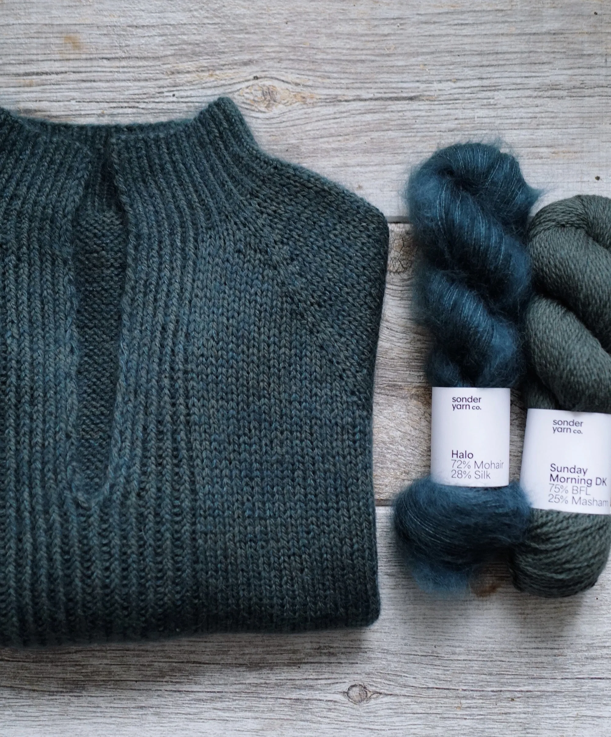 Turtle Dove V-Neck by Melissa Clulow